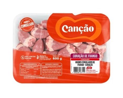Coração Frango Cancão 600g