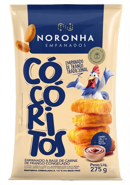 Empanado Peito de Frango Pré-frito Cocoritos 275g