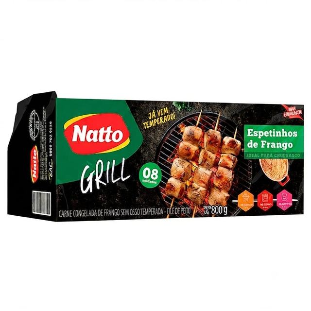 Espetinho Frango Natto