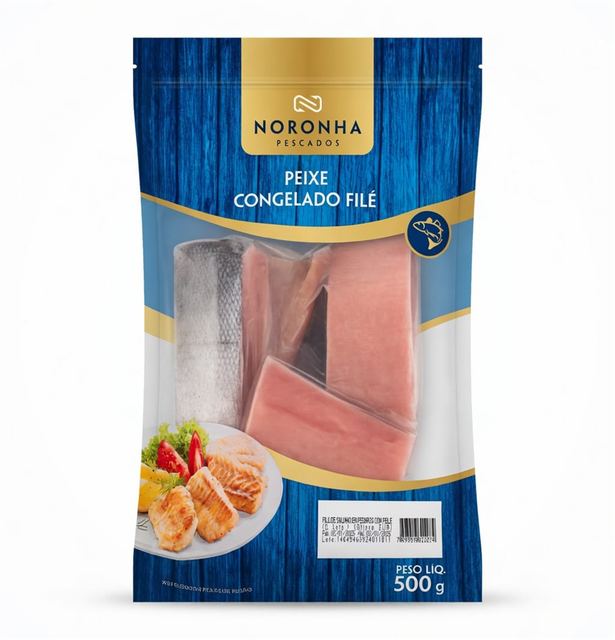 Filé Salmão com Pele Noronha 500g