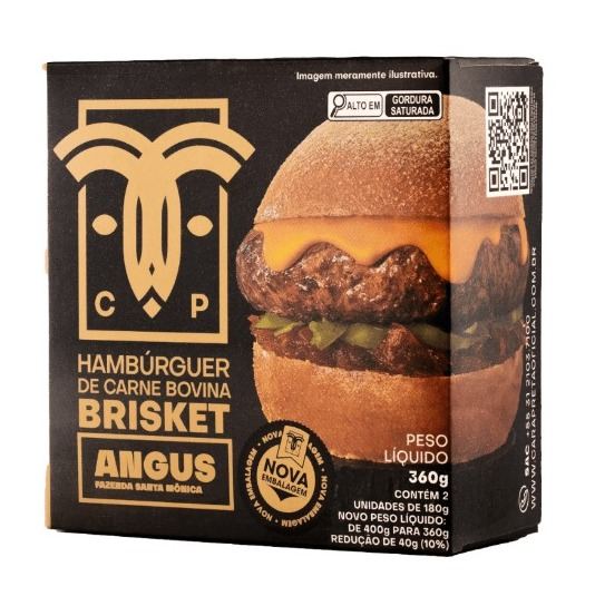 Hambúrguer Brisket Carapreta 360g