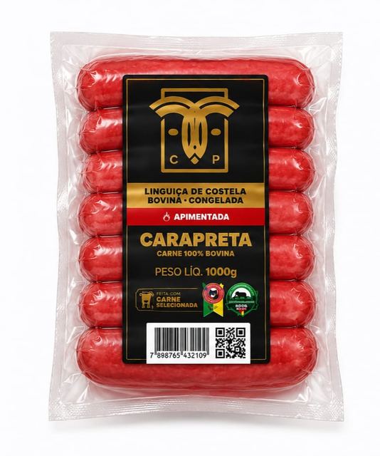 Linguiça Costela Apimentada Carapreta 300g