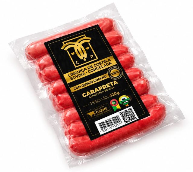 Linguiça Costela Queijo Coalho Carapreta 420g