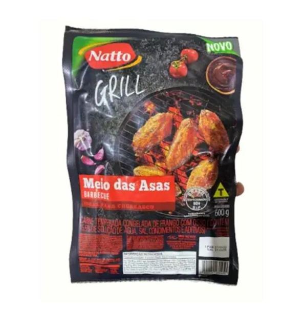 Meio da Asa Barbecue Natto 600g